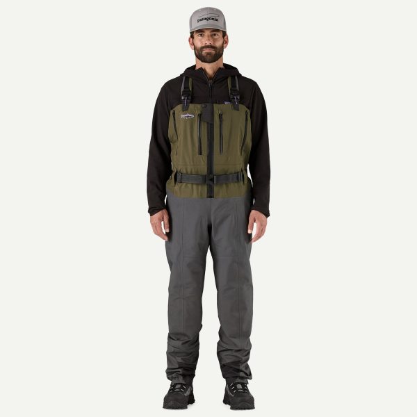 Patagonia Swiftcurrent Expedition Zip-Front Waders - Basin Green Online Sale - Image 2
